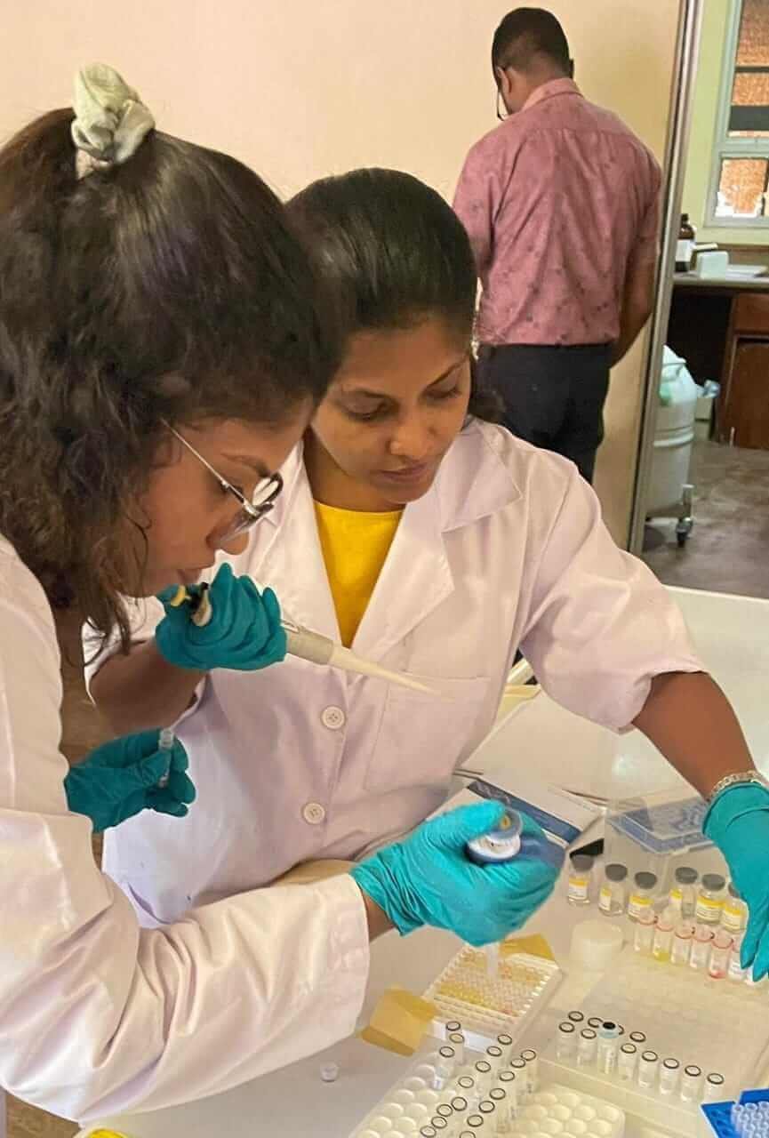 Prof Ashley St. John and Mr. Sidharth Malhotra’s visit to the Ruhuna-Duke Centre for infectious Diseases image 2