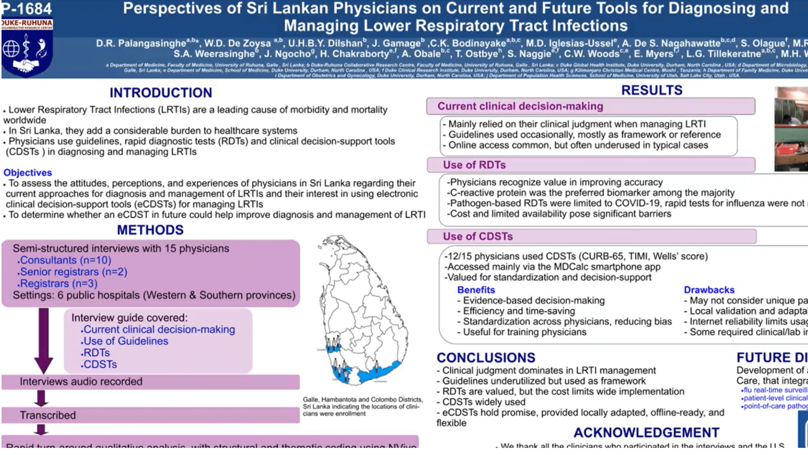 Dr. Dhammika Palangasinghe Presents at ID Week 2025