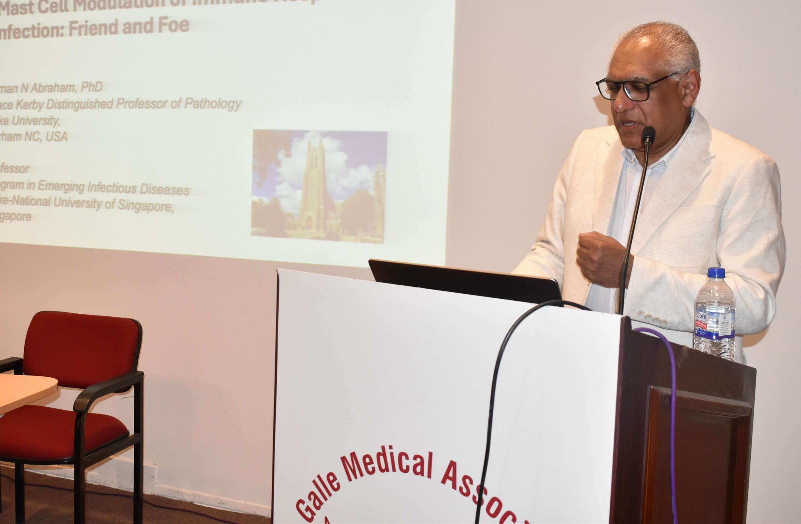 Visit of Prof. Soman N. Abraham to the Duke-Ruhuna Collaborative Research Centre image 1
